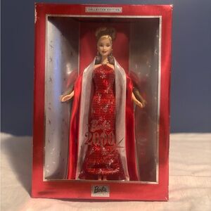 Barbie 2000 Doll - Red Dress - Collectors Edition #27409 - Vintage NEW Unboxed